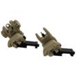 TacFire AR 15 Tan 45 Degree Low Profile Pop Up Sights