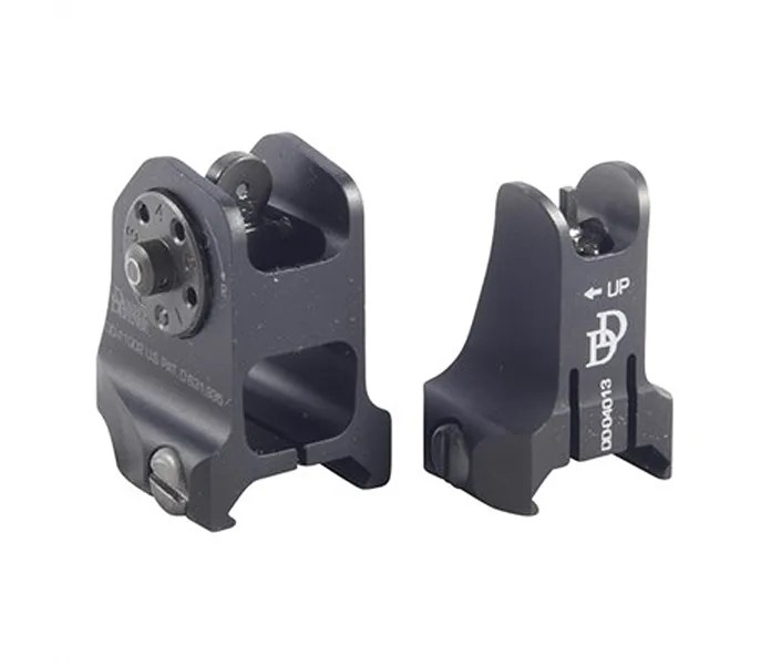 Daniel Defense Fixed Front Rear Sight Gray Rifle Sights