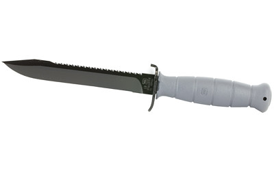 Glock KG039180 Field  7" Fixed Clip Point Plain/Saw Black High Carbon Steel Blade/ Gray Textured Trimond Polymer Handle Clamshell Packaging