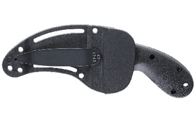 CRKT 2511 Bear Claw  2.39" Fixed Hawkbill Veff Serrated Stonewashed AUS-8A SS Blade, Black Textured GRN Handle