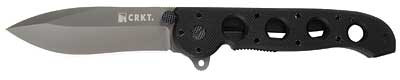 Crkt M21-02 G10 3" Bd Blast Pln Blk
