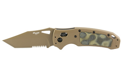 Hogue Sig K320 Scorpion AXG Knife 3 1/2" Tanto Blade FDE