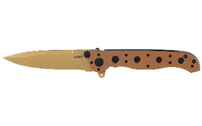 CRKT M16-01DZ M16-10DZ  EDC 3.03" Folding Plain Desert Tan D2 Steel Blade, Desert Tan GRN Handle