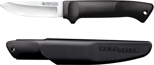 Cold Steel Pendleton Lite Hunter Fixed Blade Knife - 3.625" Satin Blade