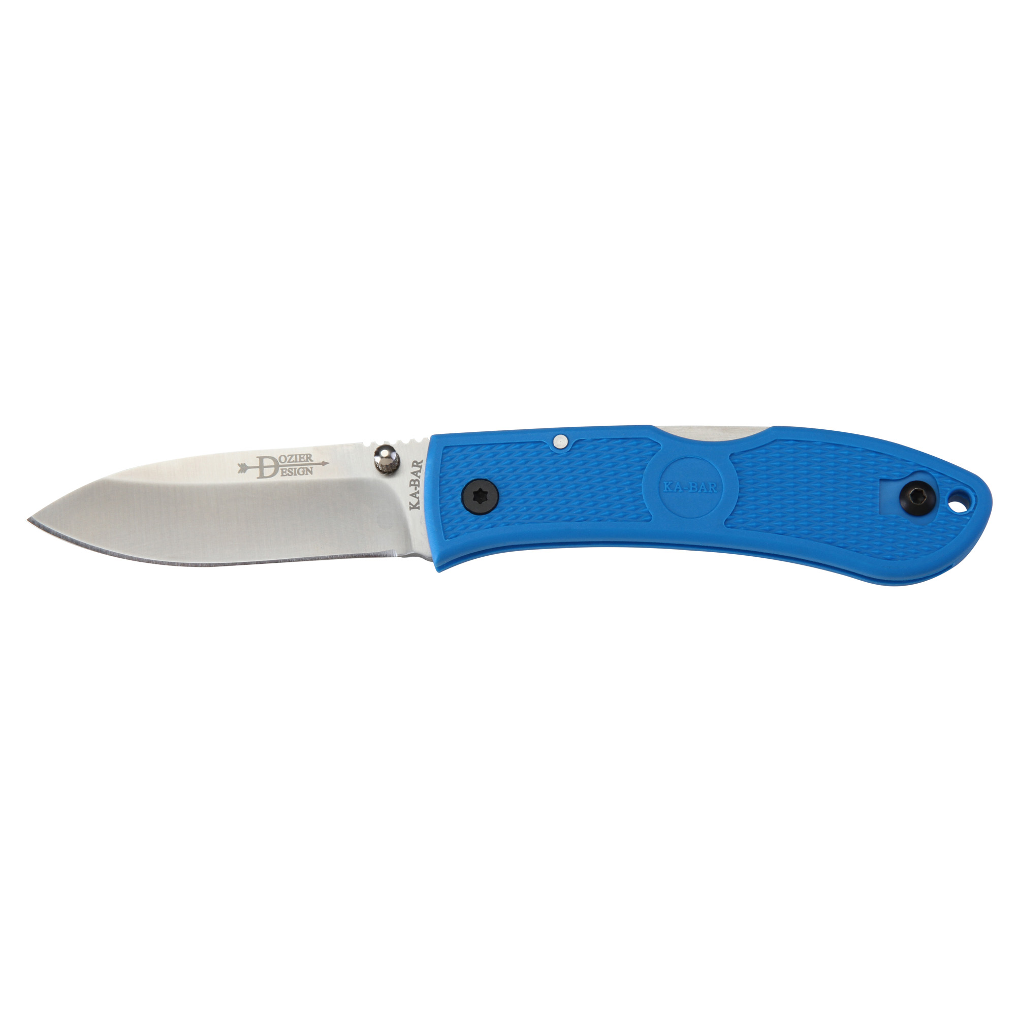 KBAR DOZIER FOLDING KNIFE 3" PLN BLU Pocket Knives at