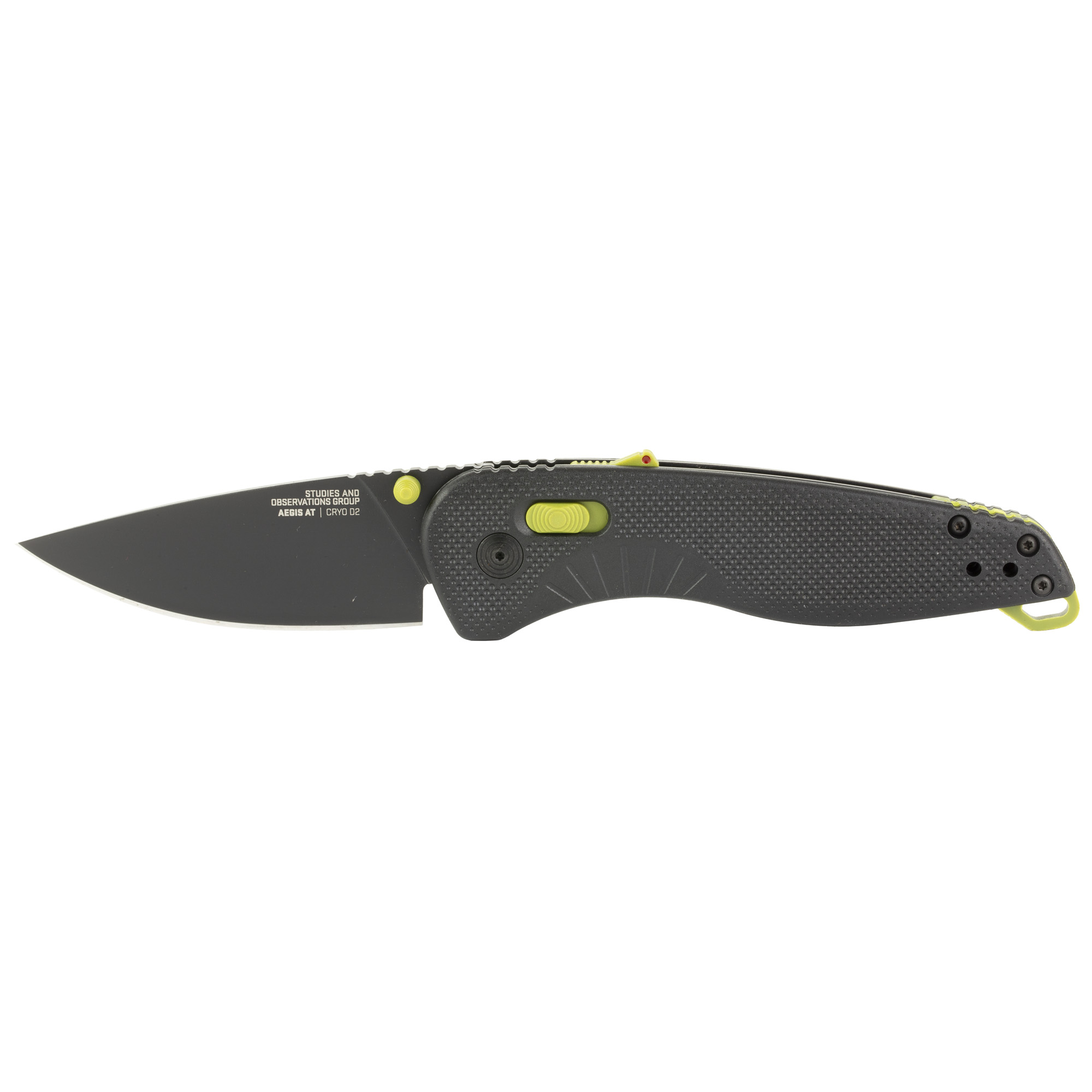 SOG AEGIS AT 3.13" BLACK/MOSS