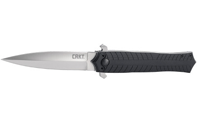 CRKT 2265 Xolotl  3.64" Folding Spear Point Plain Satin 4116 Stainless Steel Blade/Black G10 Handle Includes Pocket Clip