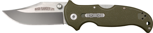 Cold Steel Bush Ranger Lite Rocker Lock Knife  - 3-1/2" Satin Blade OD Green GFN