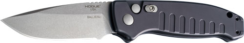 Hogue Ballista I Automated Folder Knife 3 1/2" Drop Point Blade Black