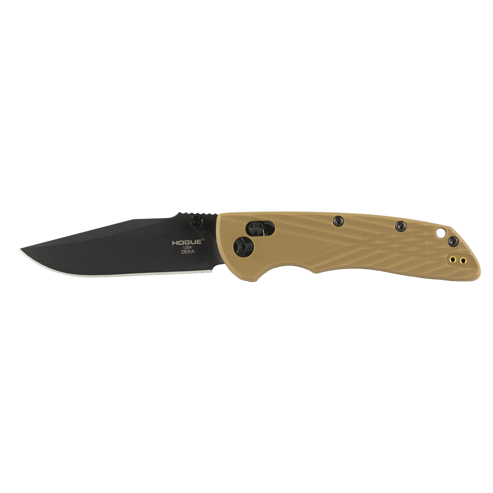 Hogue Deka Manual Folder Knife 3 14" Clip Point Blade FDE743108243770