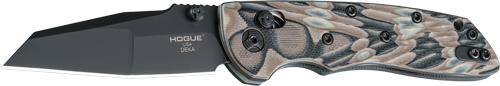 Hogue Deka ABLE Lock Folder: 3.25" Wharncliffe Blade - Black Cerakote Finish G-Mascus Dark Earth G10 Frame