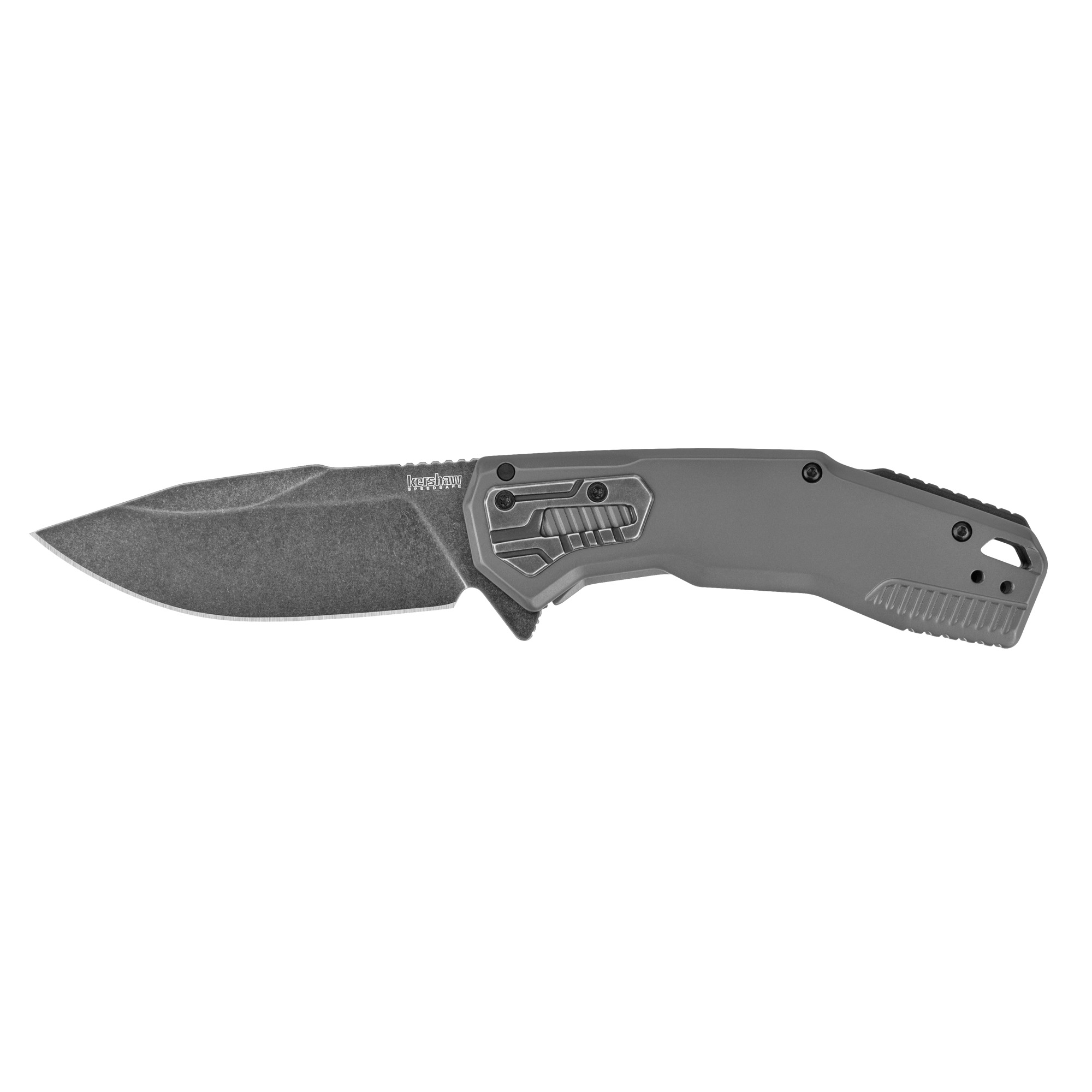 Kershaw Cannonball Folding Knife 3-1/2" Drop Point Blade Grey