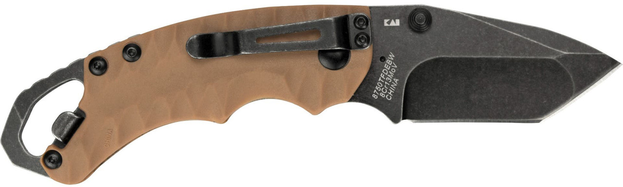 Kershaw Shuffle II Knife - Tan / Tanto