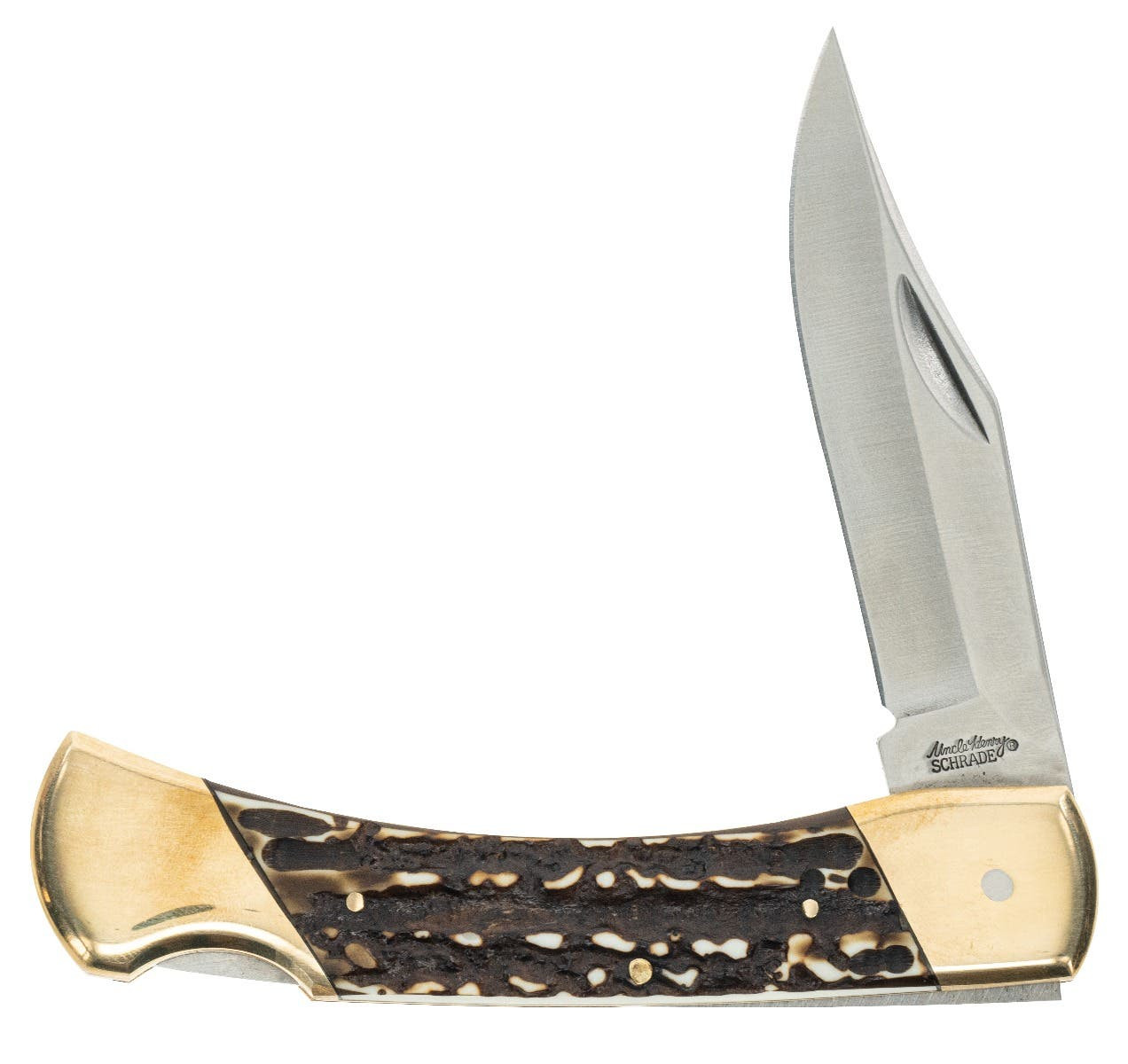 Uncle Henry LB8CP Bear Paw Folding Knife 3 7/10" Blade Next Gen Staglon Handle