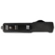 Templar Knives Premium Lightweight Slim Black Rubber Automatic Knife 3 1/4" Drop Point Blade Black
