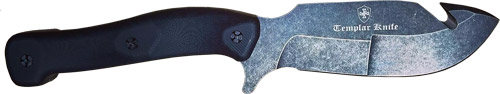 Templar Knife Reagan Field Dressing Knife 4.6" Drop Point Blade Black