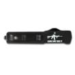 Templar Knives Premium Weighted Come and Take It Slim Knife 3-1/8" Drop Point Blade Black