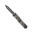 Templar Knife Premium Large Zinc Weighted Knife 3-1/2" D2 Dagger Blade Mossy Oak Bottomland