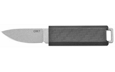 CRKT Scribe 1.74" Fixed Drop Point Stonewashed Blade GRN Handle