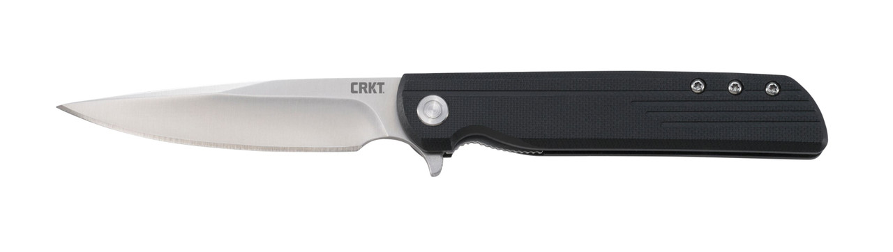CRKT LCK+ Folding Knife Assisted Opening 3 1/3" Blade Black
