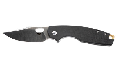 CRKT 5321 Pilar IV 3.09" Folding Plain Satin D2 Steel Blade/Black/SS G10/SS Handle Includes Pocket Clip