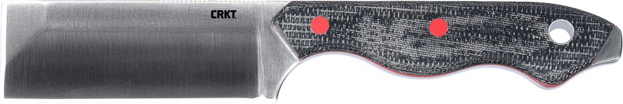 CRKT 4037 Razel  2.97" Fixed Plain Satin D2 Steel Blade/Weathered Resin Infused Fiber Handle Includes Sheath