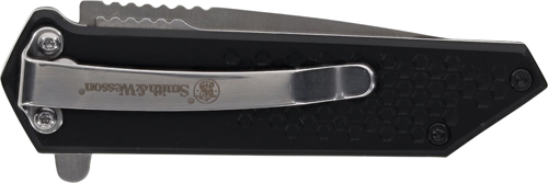 Smith & Wesson Extreme Ops Spring Assist Folding Knife 2-1/2" Tanto Blade Black