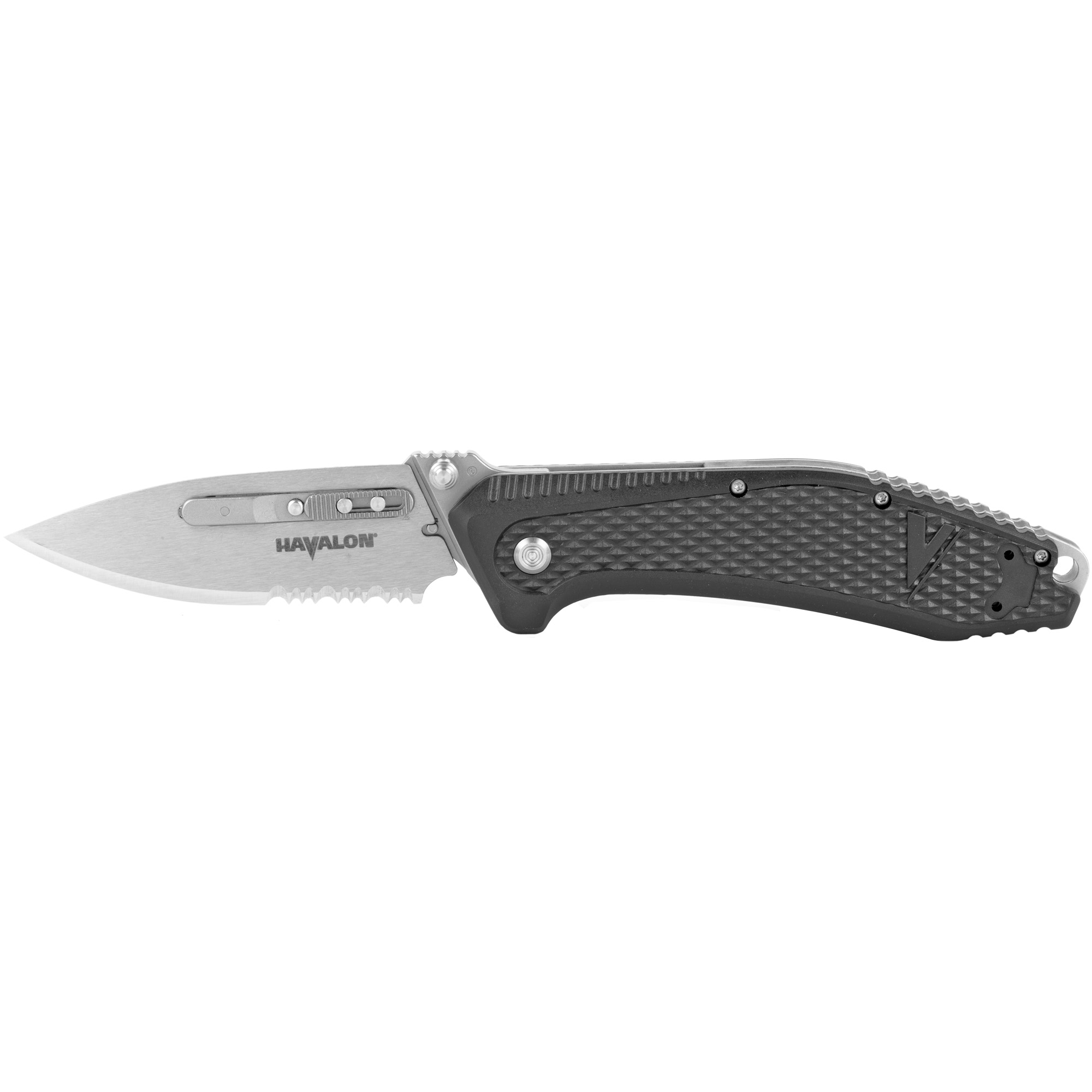 Havalon REDI EDC Folding Knife with 2 Changeable Blades - Black