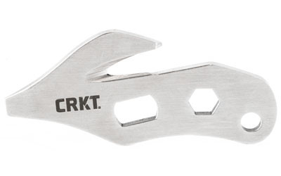 CRKT 2055 K.E.R.T.  Silver 8Cr13MoV SS Fixed 2.48" Long 8Cr13MoV SS Plain