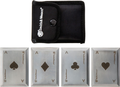 S&W BULLSEYE THROWING CARDS