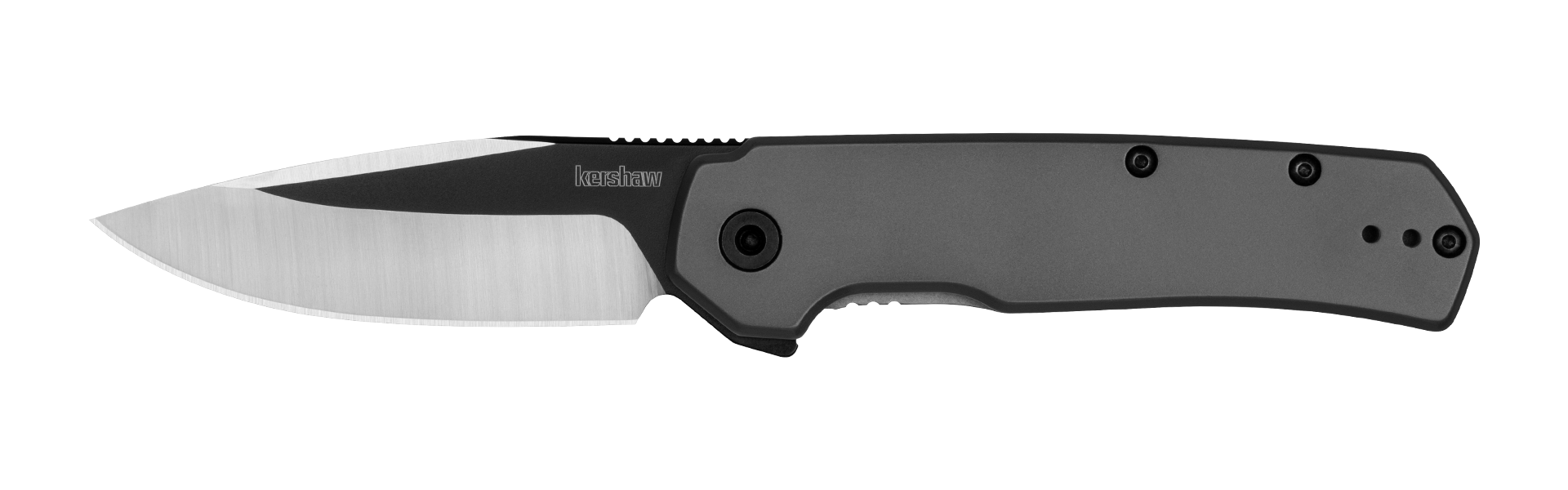 Kershaw Thermal Folding Knife 3" Drop Point Blade Grey