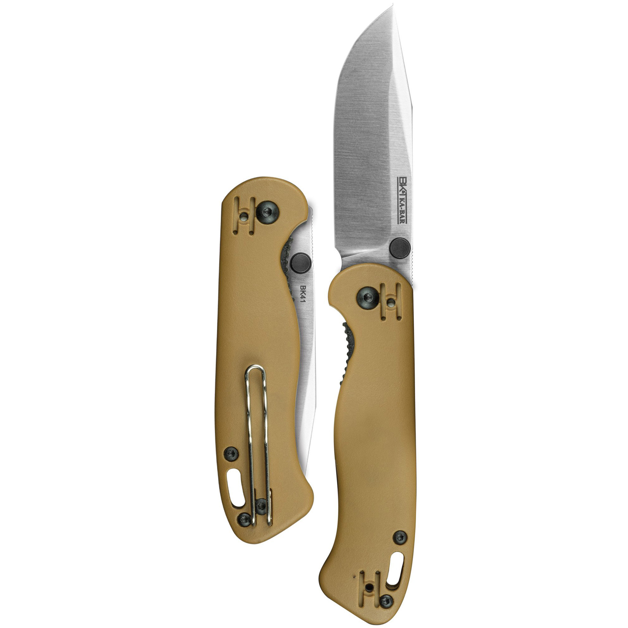 KBAR BK41 BECKER MINI FLDR 2.84" BRN