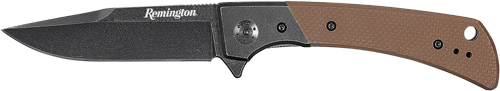 Remington EDC Drop Point Folding Knife 4" Blade Tan