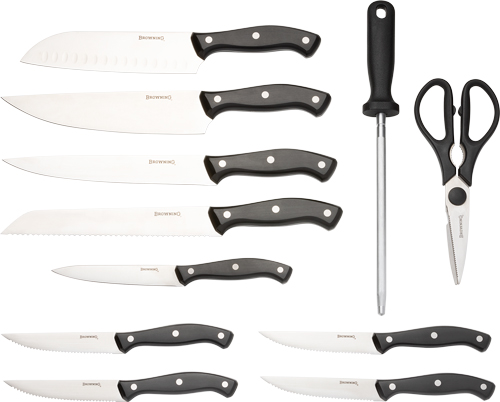 BROWNING KNIFE KITCHEN SET W/