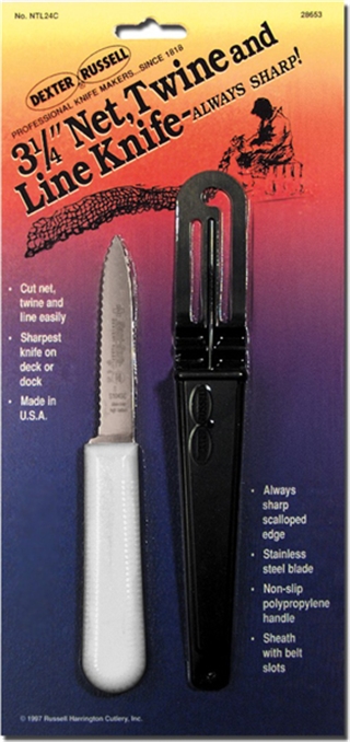 DR 3.25" NET/TWINE KNIFE W/SHEATH