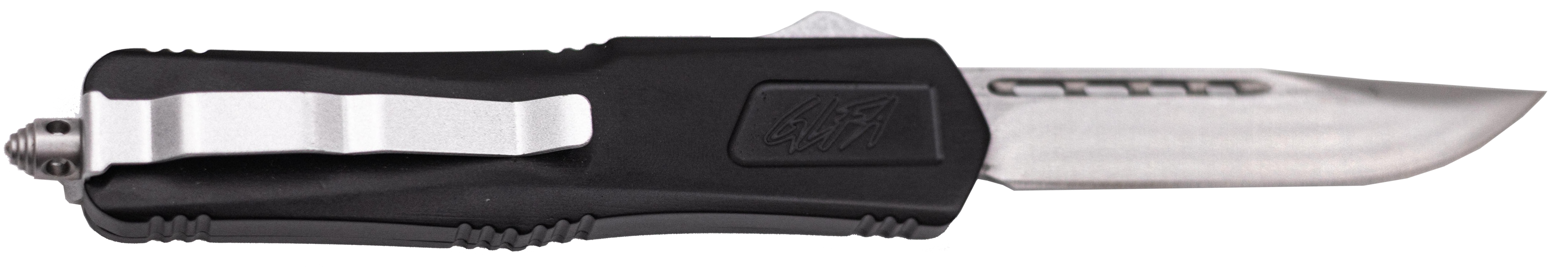 GLFA 8" OTF AUTO KNIFE SMOOTH BLK