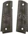 Hogue Govt Model Aluminum 1911 Green Distressed Grip