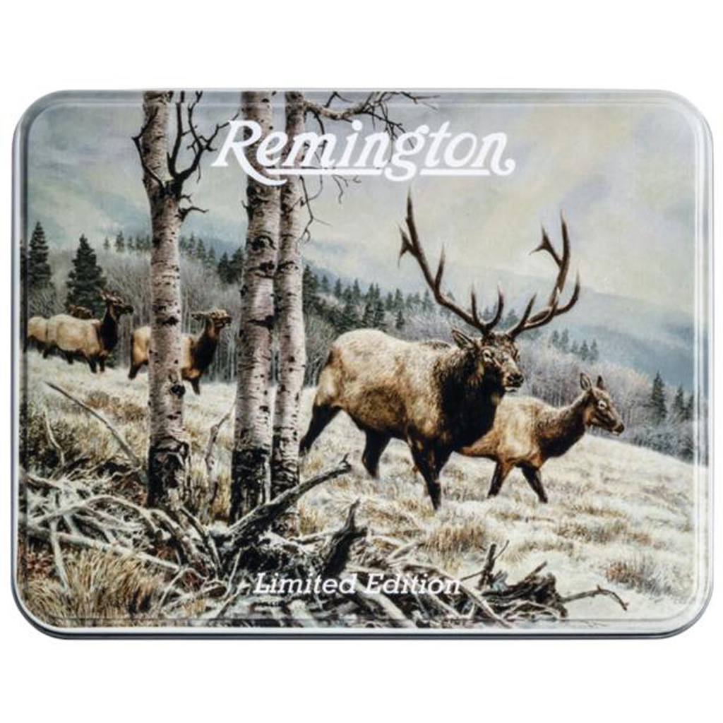 Remington Rocky Mountain Elk Tin Collector Gift Set Folding Knives 2/ct