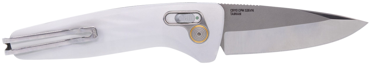 SOG Knives One Zero AU 3 1/10" Blade White and Chrome
