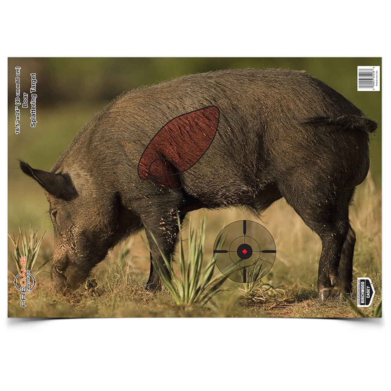 Bc Pregame 16.5x24 Boar Target 3pk