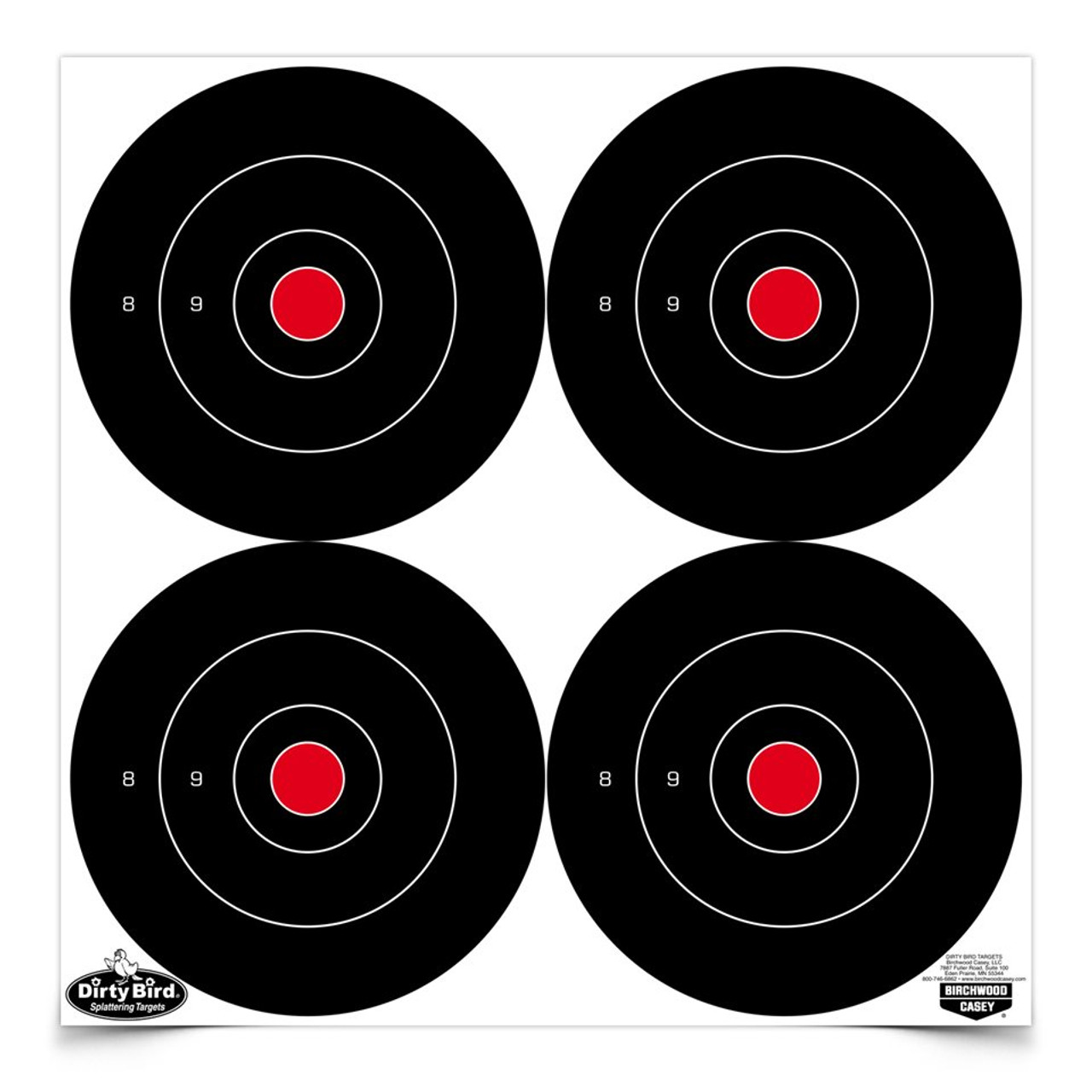 Bc Dirty Bird 5.5 Round Targets 100 Sheets