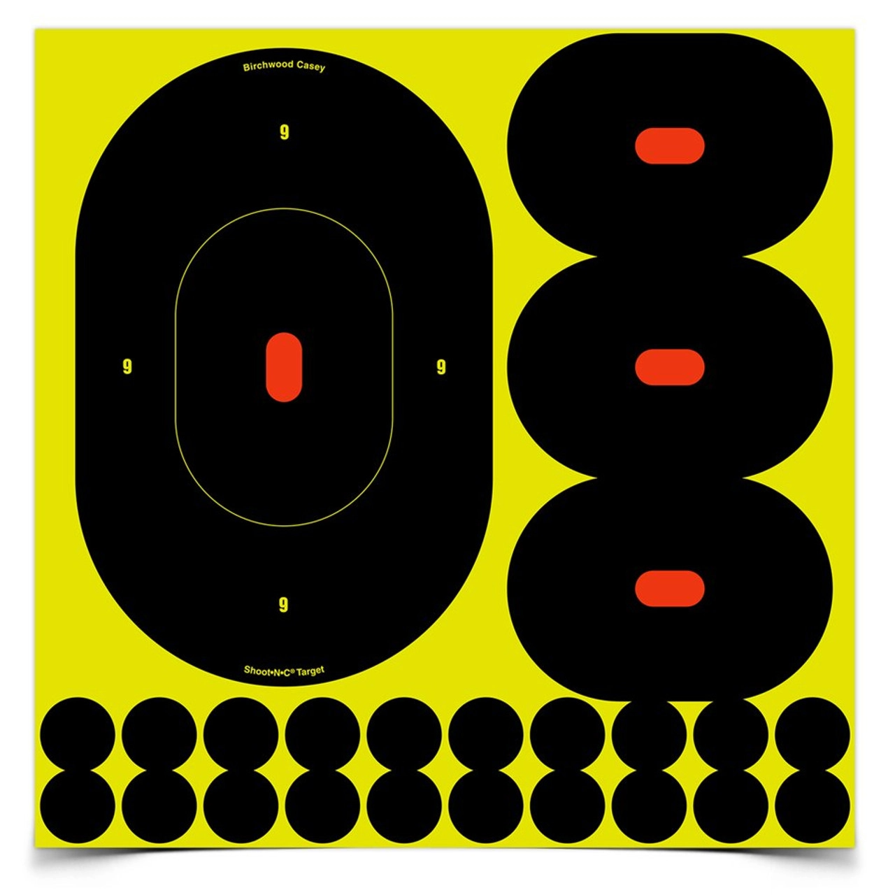 Bc Shoot-n-c 9 Oval Kit Silhouette 5pk