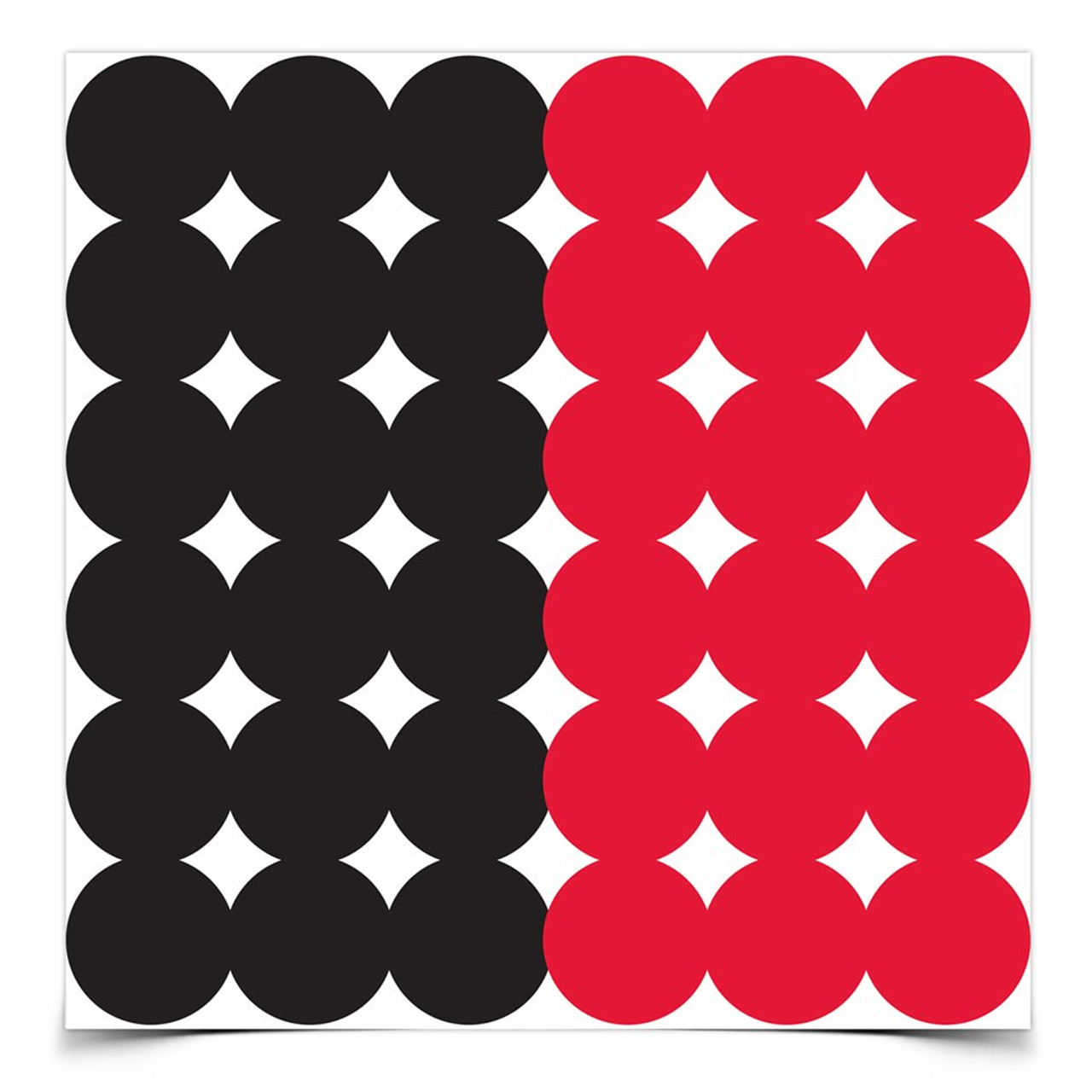 Bc Dirty Bird 1 Target Pasters 432 Blk Red (12)