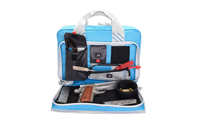 Quad Pistol Range Bag w/ Mag Storage & Dump Cup