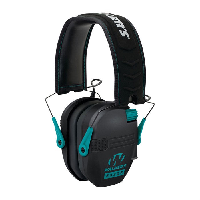 WALKER'S RAZOR SLM ELEC MUFF BLK/TEA
