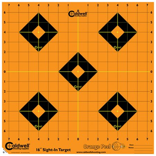 Orange Peel Sight-In Target: 12 in 5 sheets