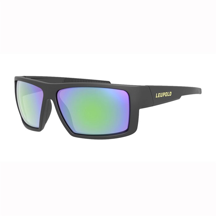 MATTE BLACK SHADOW GRAY FLASH LENS GLASSES