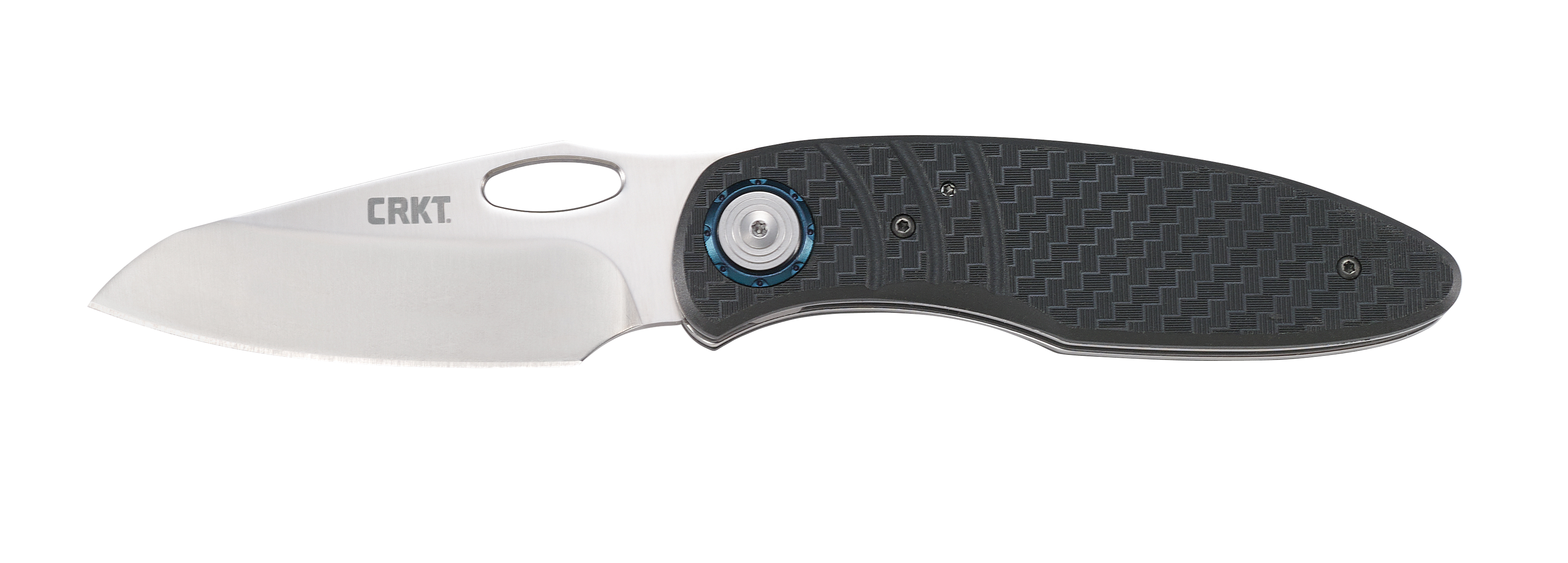 CRKT 5375 Trask  3.33" Folding Plain Satin D2 Steel Blade/ Black GRN Handle Includes Pocket Clip