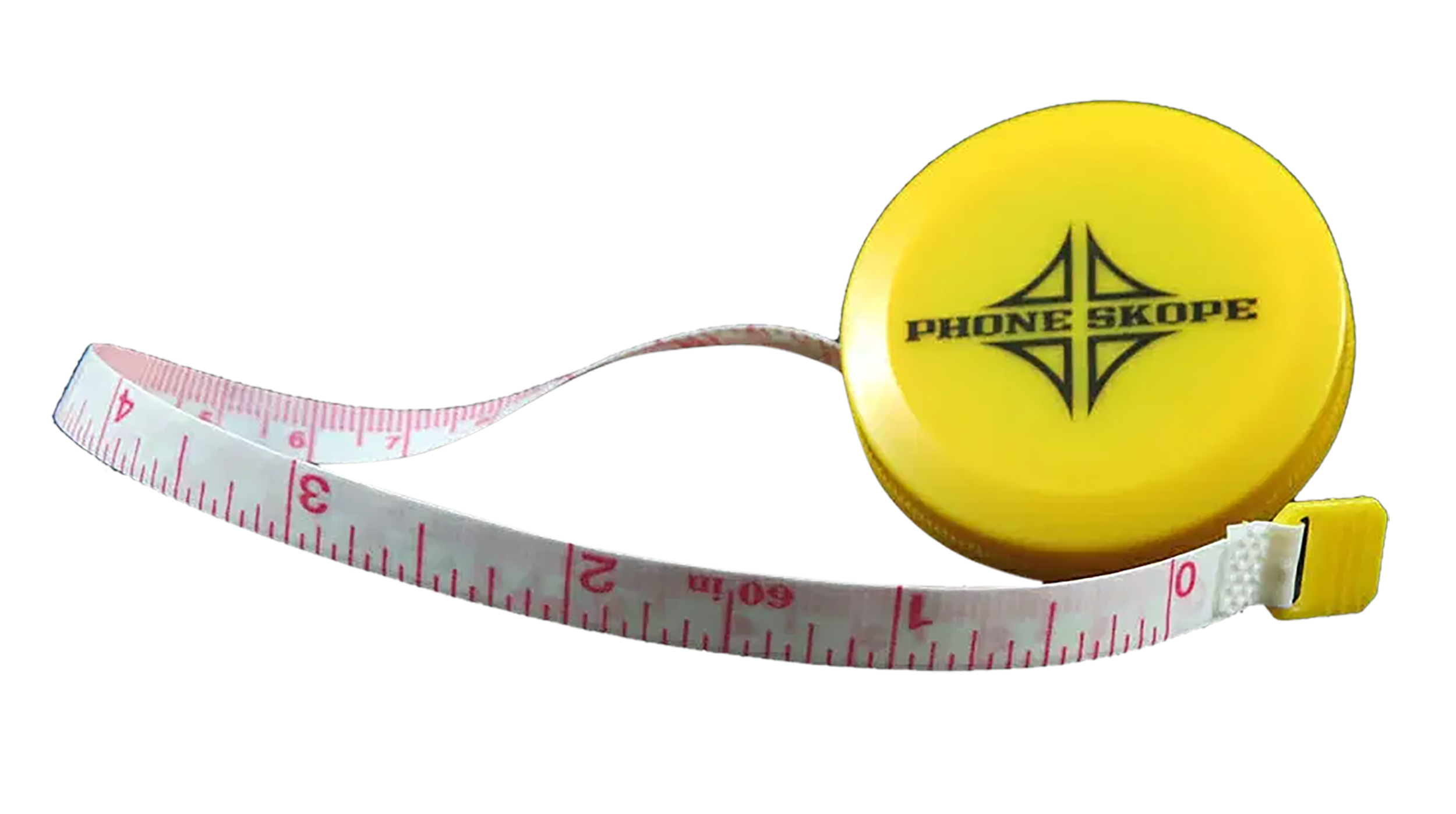 Phone Skope PSAT Measuring tape  White/Yellow Plastic