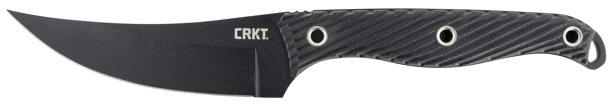 CRKT 2709 Clever Girl  4.60" Fixed Plain Black Powder Coated SK-5 Steel Blade/ Black G10 Handle Includes Sheath